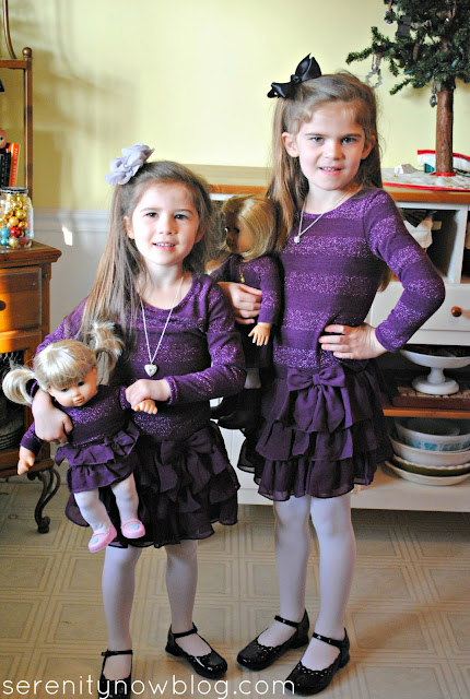 Wear Matching Dresses to an American Girl Birthday Party! (from Serenity Now)
