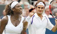 Roger Federer and Serena Williams Roger Federer and Serena Williams