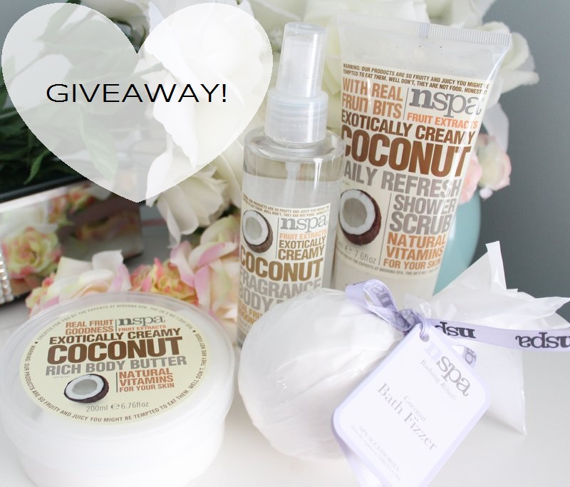 Beauty Blog Giveaway NSPA creamy coconut range
