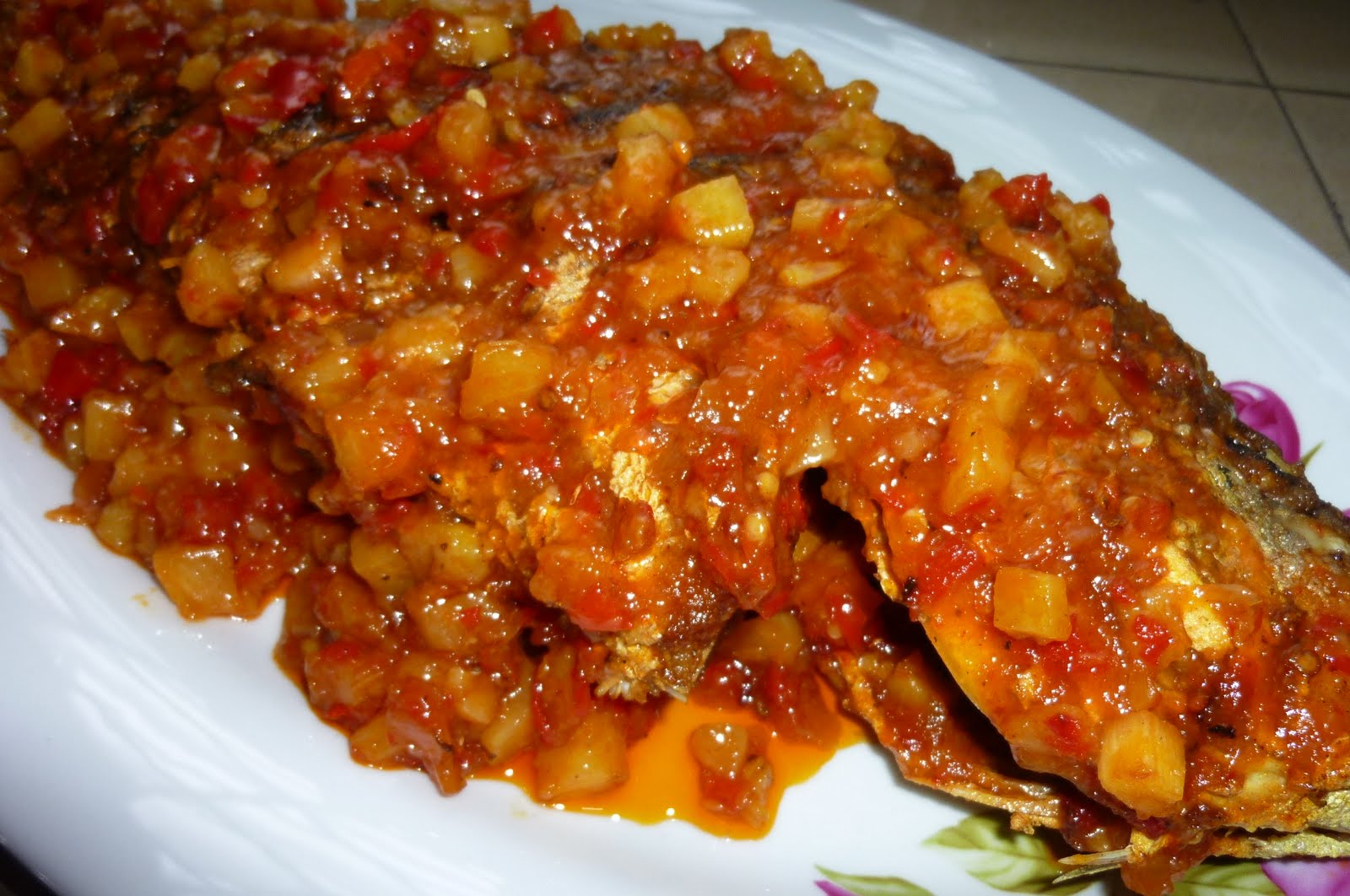 Ikan Masak Tiga Rasa Cooking Recipes Food Drink Spicy Dishes