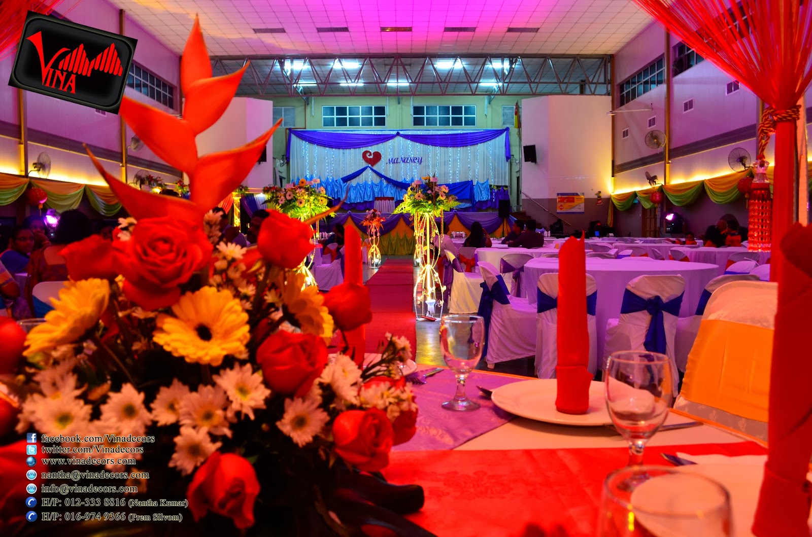 Rainbow Color Concept Wedding Dinner Decoration at SRJK (C) Batu 14, Puchong Hall (Ledchumanan Weds Nancy Nani) on 08th February Decoration by Vina Canopy & Decor Rainbow Color Concept Wedding Dinner Decoration at SRJK (C) Batu 14, Puchong Hall (Ledchumanan Weds Nancy Nani) on 08th February Decoration by Vina Canopy & Decor