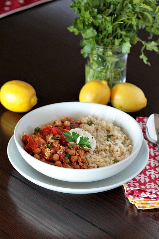 APPLE A DAY Lebanese Chicken and Chickpea Stew