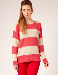 Pink knited jumper :)