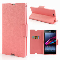 MLT Oracle Grain Leather Wallet Case with Stand for Sony Xperia Z Ultra XL39h C6806 - Baby Pink MLT Oracle Grain Leather Wallet Case with Stand for Sony Xperia Z Ultra XL39h C6806 - Baby Pink