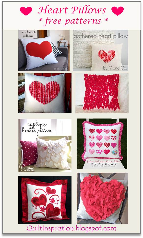 Quilt Inspiration: Free patterns for Valentine s Day!
