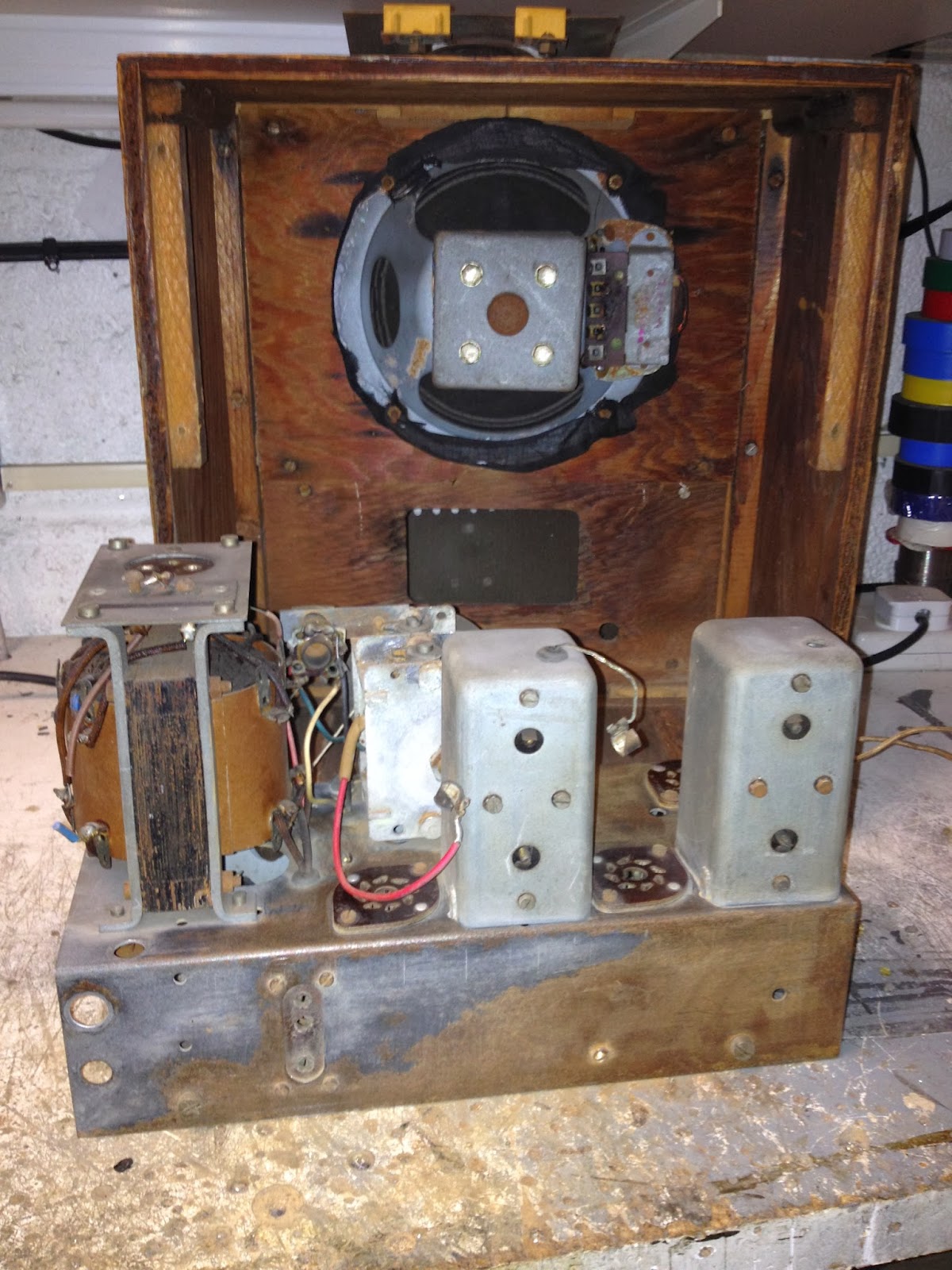 Radio Recycling Wartime Civilian Receiver Part 2 Chassis and