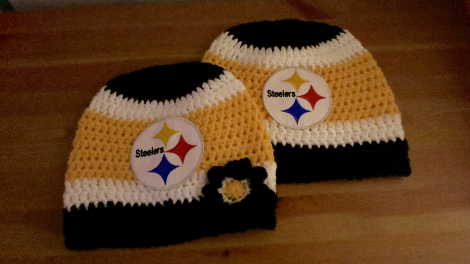 Da's Crochet Connection Family Sports Beanies
