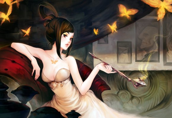 Patipat Asavasena asuka111 deviantart ilustrações garotas Patipat Asavasena asuka111 deviantart ilustrações garotas