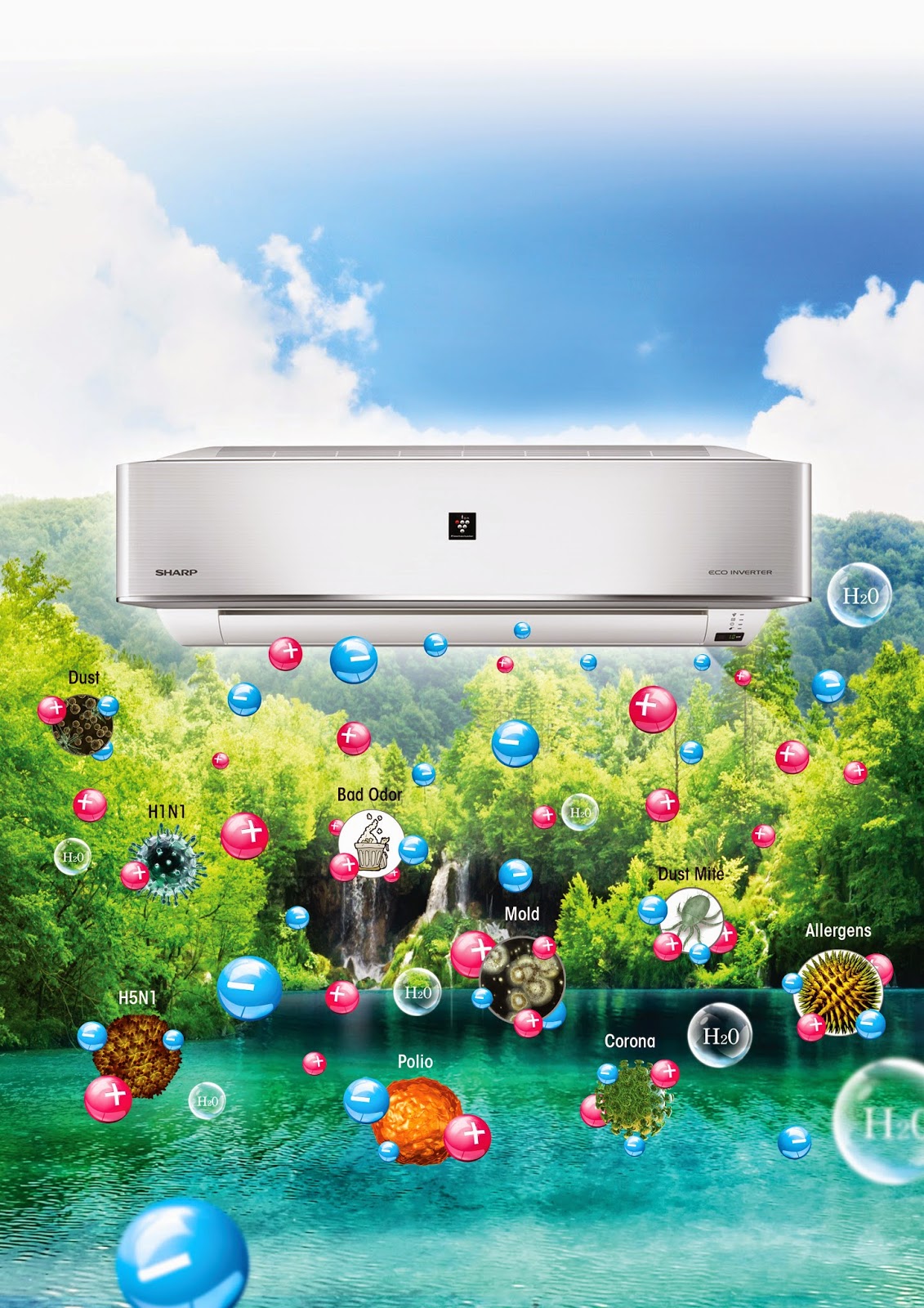 Sharp’s Air Conditioning Technologies Make Cool Air Safe and Clean