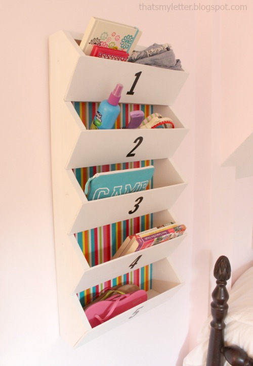 That's My Letter DIY Wall Bins