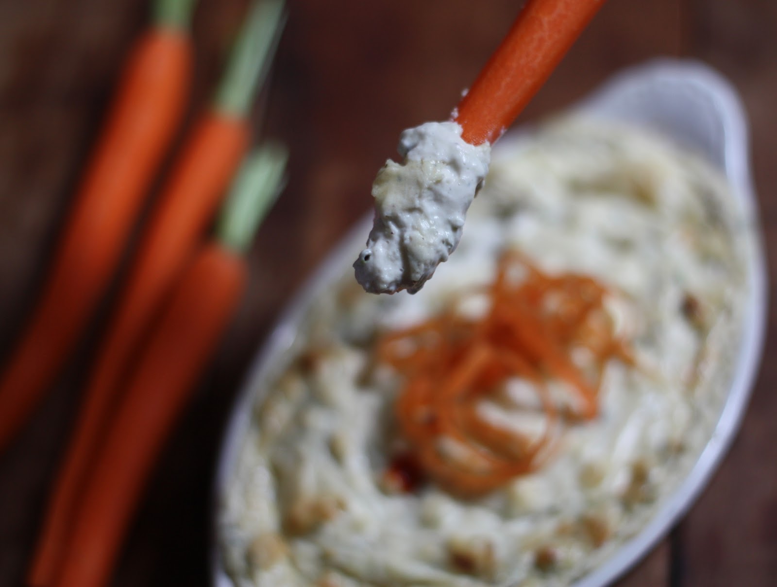 E.A.T. Easy Super Bowl Appetizers Spicy Molton Blue Cheese Dip