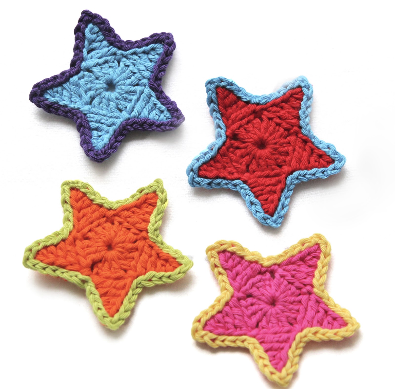 ... some beads and bells to my crocheted star and added it to my wreath