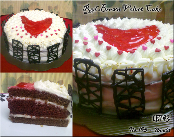 Lbt3 Red Brown Velvet Cake Gulanyagulali