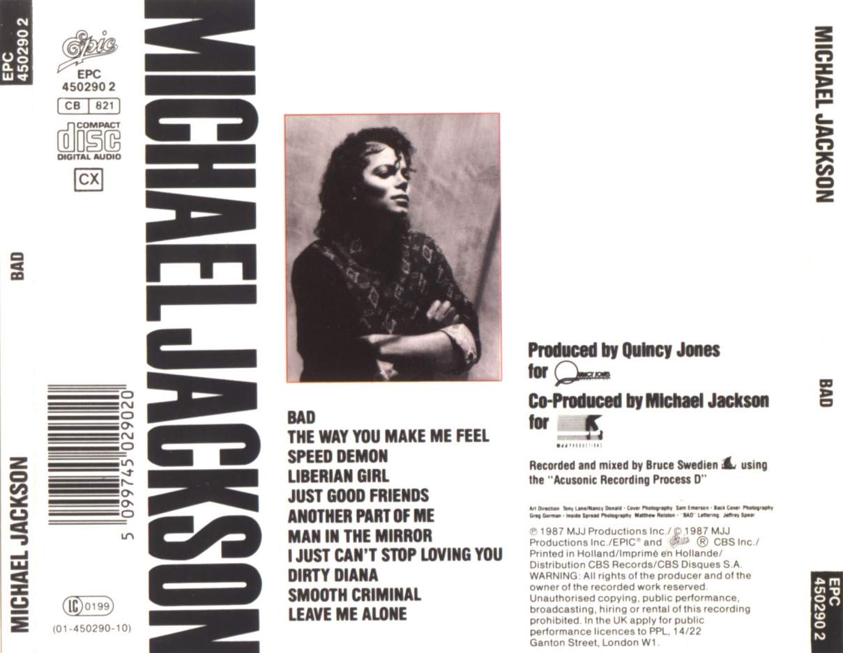 Michael Jackson Bad Album Zip 12