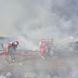 Trujillo: incendio de grandes proporciones consume planta de reciclaje
