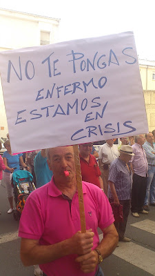 protestas frente al hospital bejarano