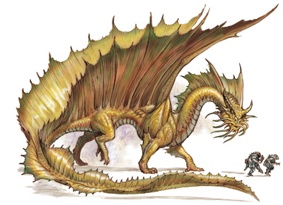 Dragones Metálicos Gold+dragon