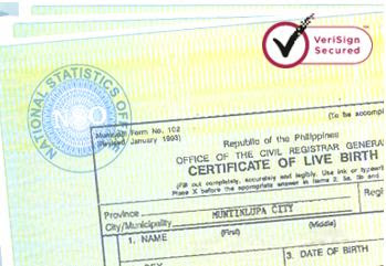 NSO Birth Certificate