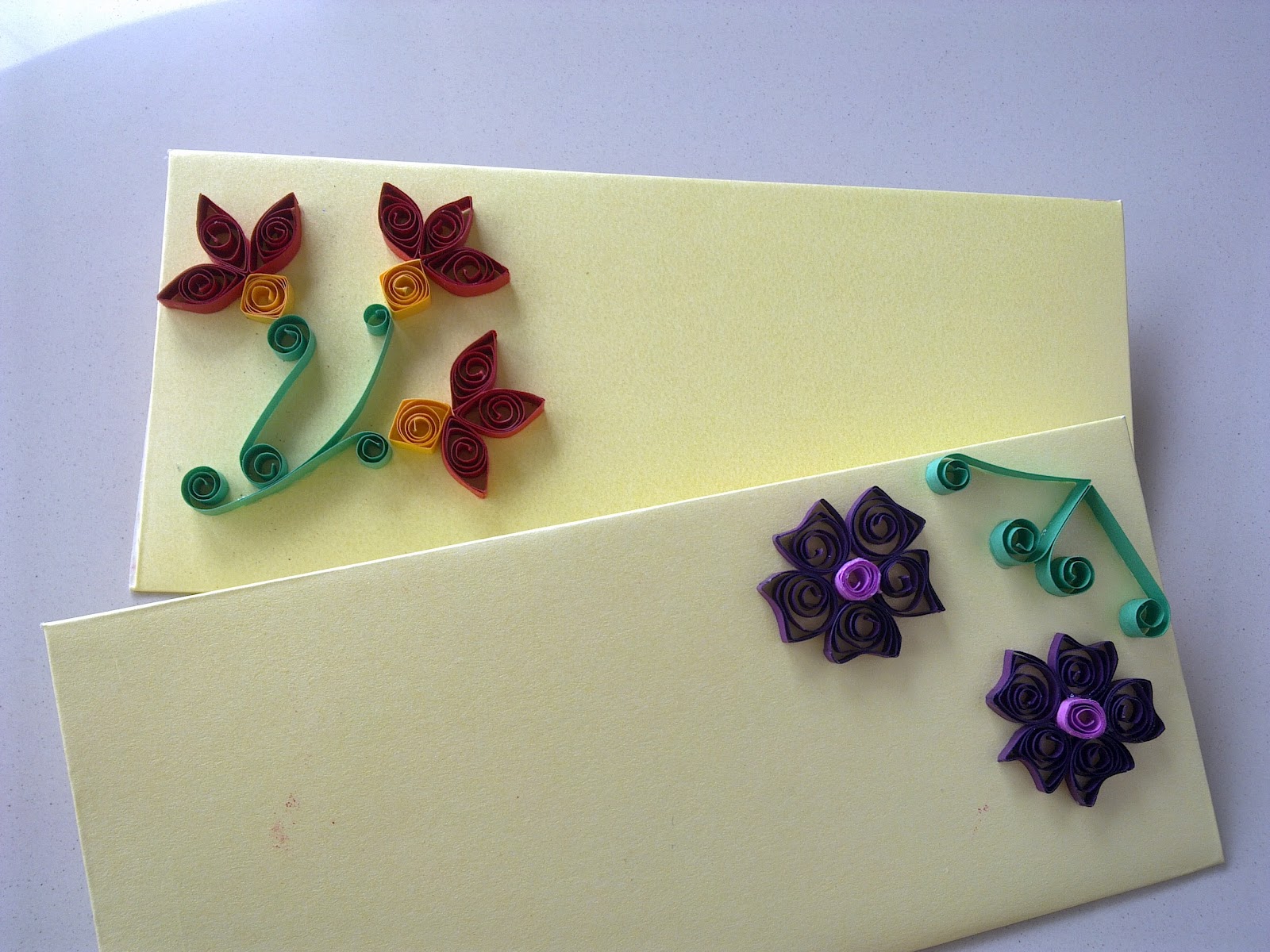 Shweta's Paper Quilling More quilled envelopes