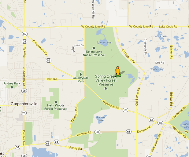 Chuck's Adventures Hiking Spring Creek Valley Forest Preserve