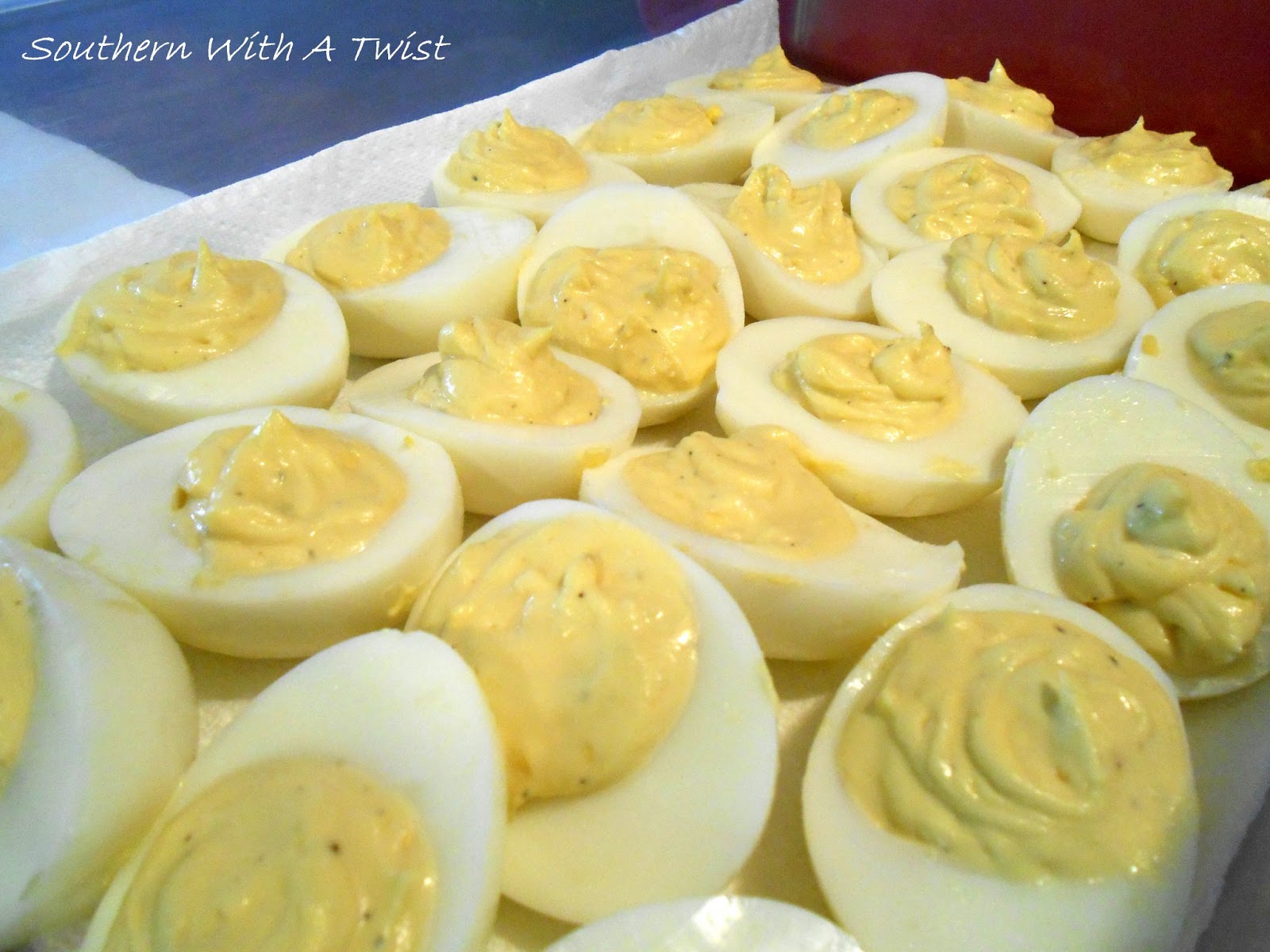 Southern With A Twist Deviled Eggs