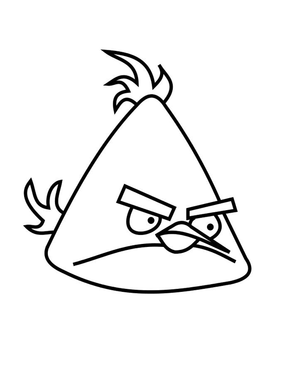 Angry Bird Color Pages Angry Bird Color Pages