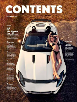 Bregje Heinen sexy poses in Maxim magazine November 2014