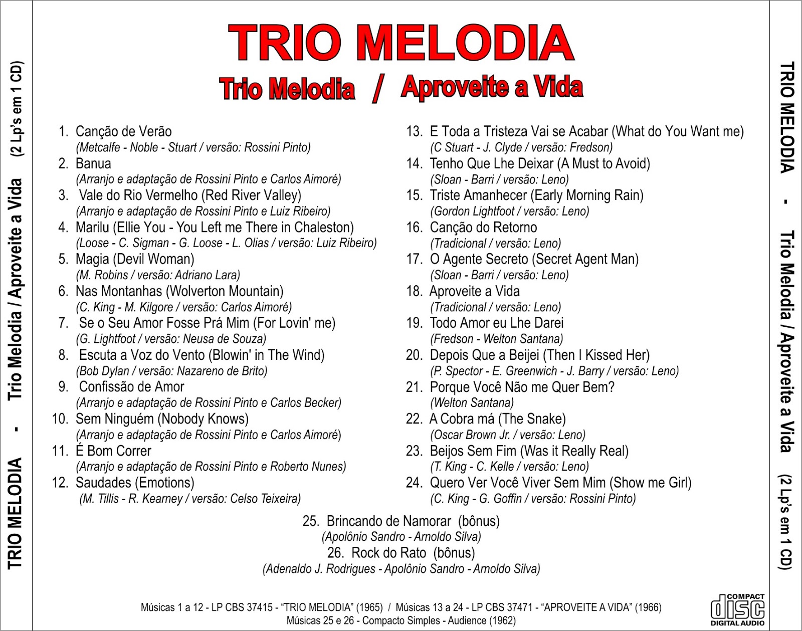 Trio Melodia Aproveite A Vida Trio Melodia Aproveite A Vida