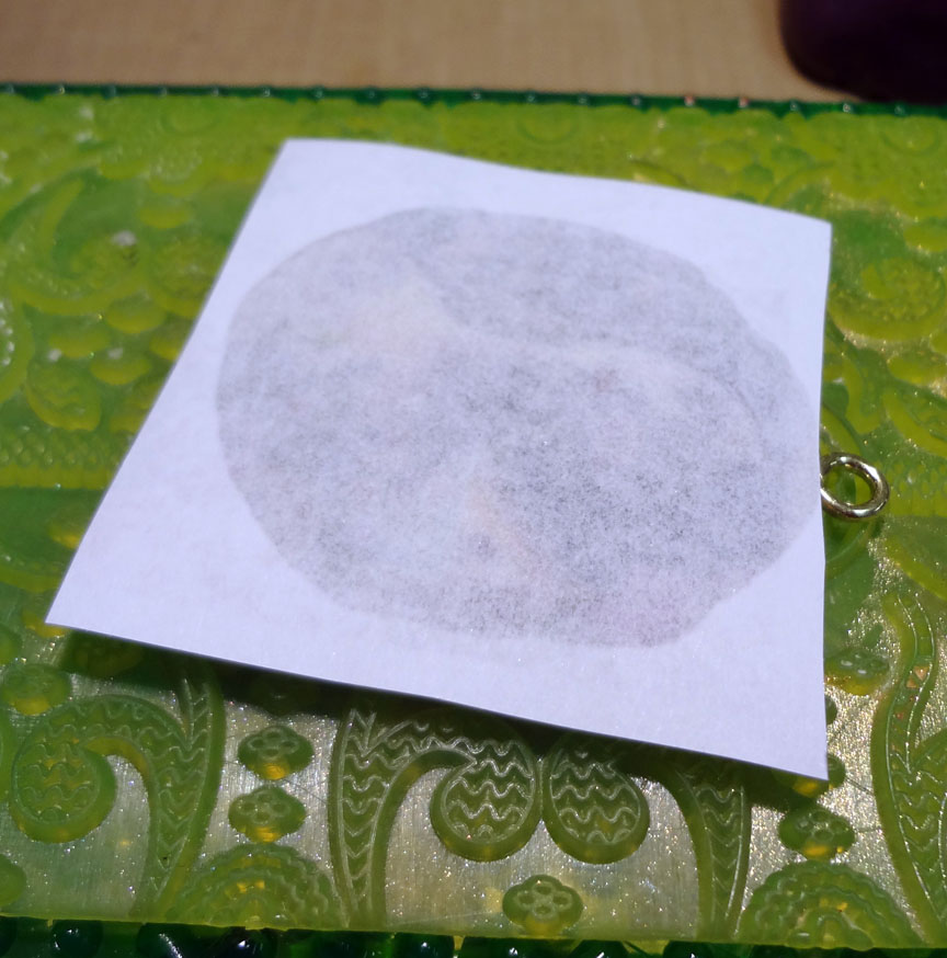 Resin Crafts Jewelry Clay Transfer Pendant