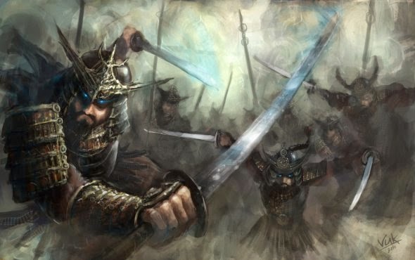 As sombrias ilustrações de fantasia de Vuk Kostic a.k.a. chevsy Vuk Kostic chevsy deviantart ilustrações fantasia sombrias monstros guerreiros