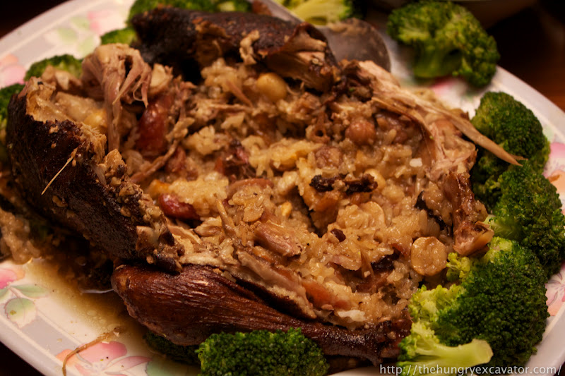 The Hungry Excavator Chinese 8 Treasure Duck (八宝鸭) Recipe =)