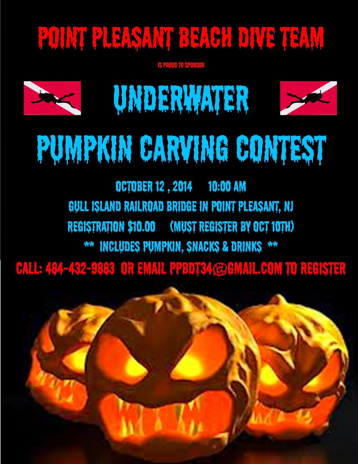 pumpkin carving contest flyer
