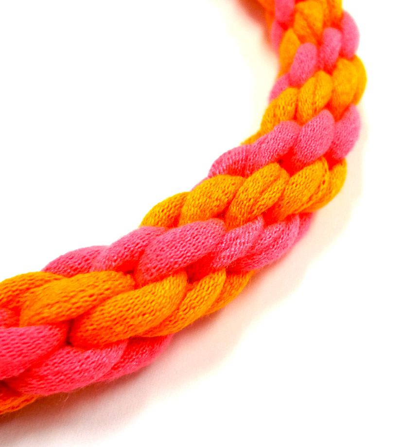 Carmi's Art/Life World TShirt Yarn Necklace!