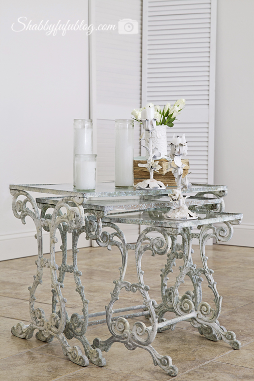 Serene Summer Home Tour Coastal French Elegant Style In Miami Vintage Garden Nesting Tables