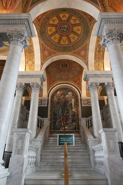 Elihu Vedder's Minerva of Peace mosaic at Library of Congress, Thomas Jefferson Building in Washington DC, USA Elihu Vedder's Minerva of Peace mosaic at Library of Congress, Thomas Jefferson Building in Washington DC, USA