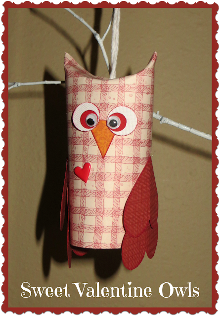 Valentine's Day, Paper Crafts, Owls, Toilet Paper Rolls