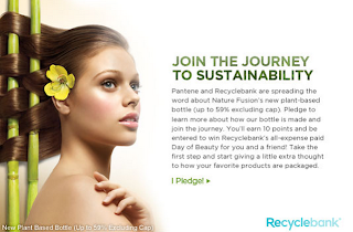 Learn & Earn w Pantene & Recyclebank - CLICK HERE to pledge!