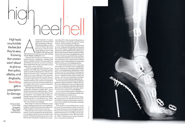 high heel hell vogue editorial
