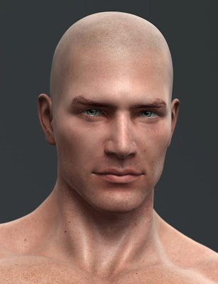 Figure Poses For Artists: Male Poser Head Shots