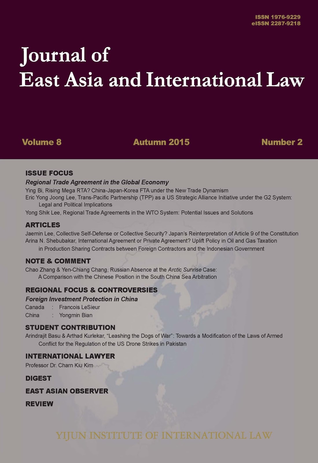 international law reporter