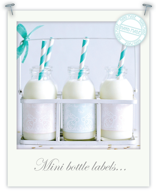 Easter mini bottle labels Easter mini bottle labels