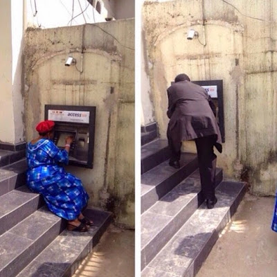 Hilarious! SEE the Location of this Nigerian Bank's ATM..