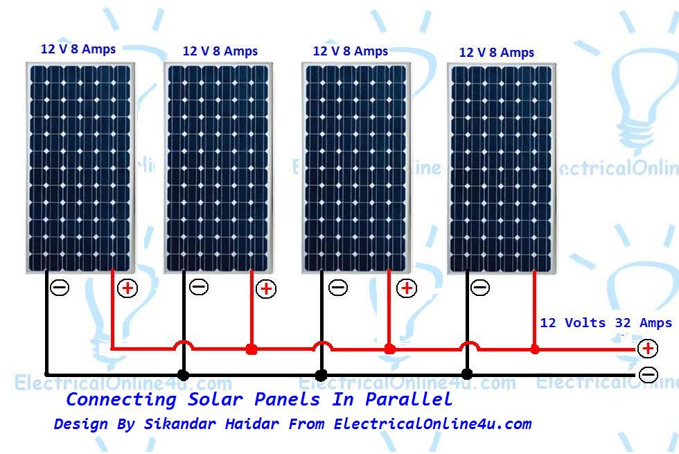 Wiring Solar Panels In Parallel  U0026 Solar Parallel