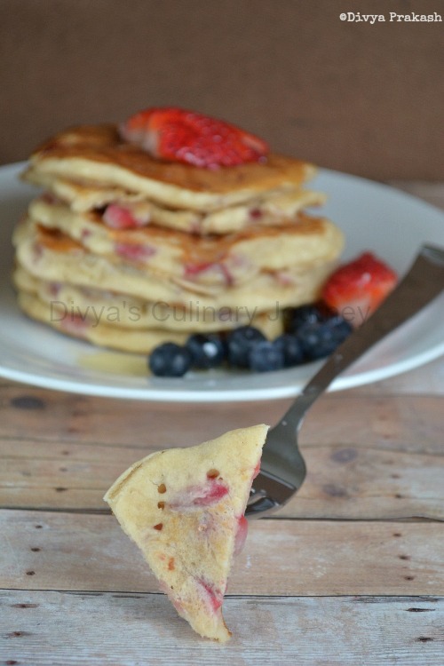 strawberry pancake recipe