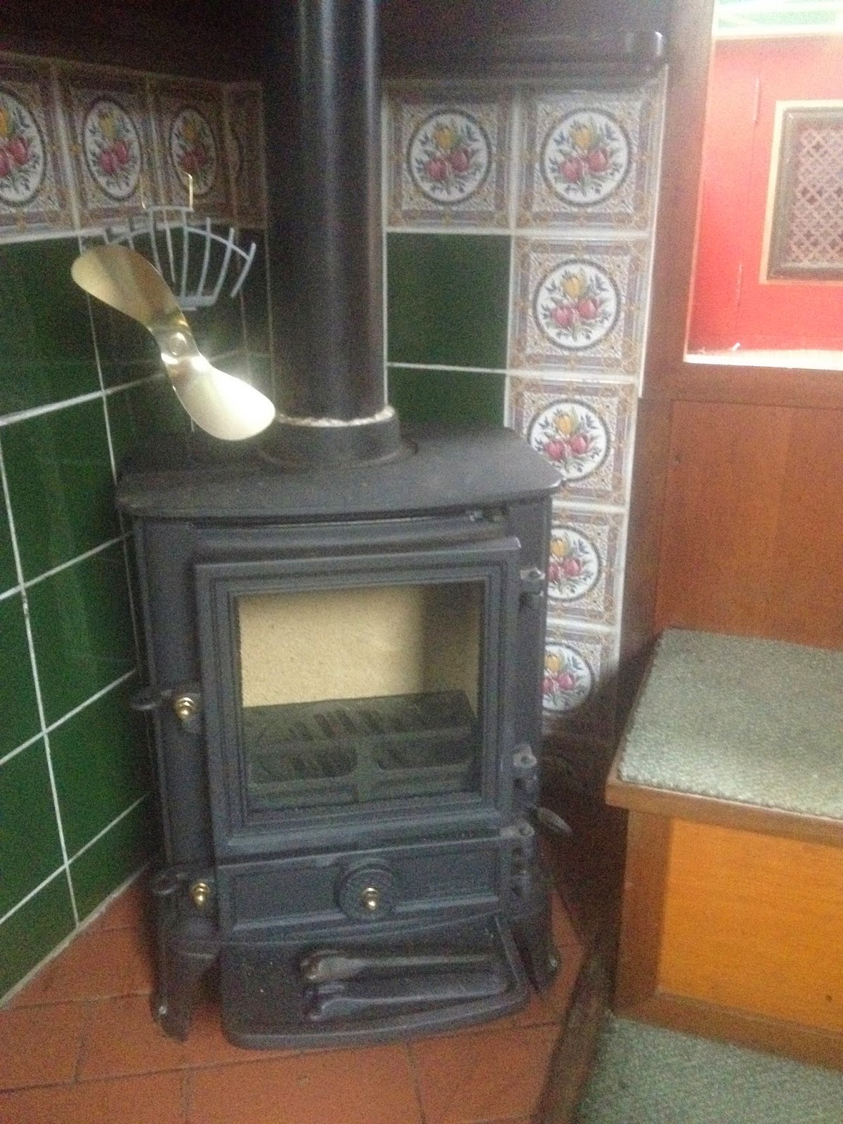 Narrow Boat Albert New Stove