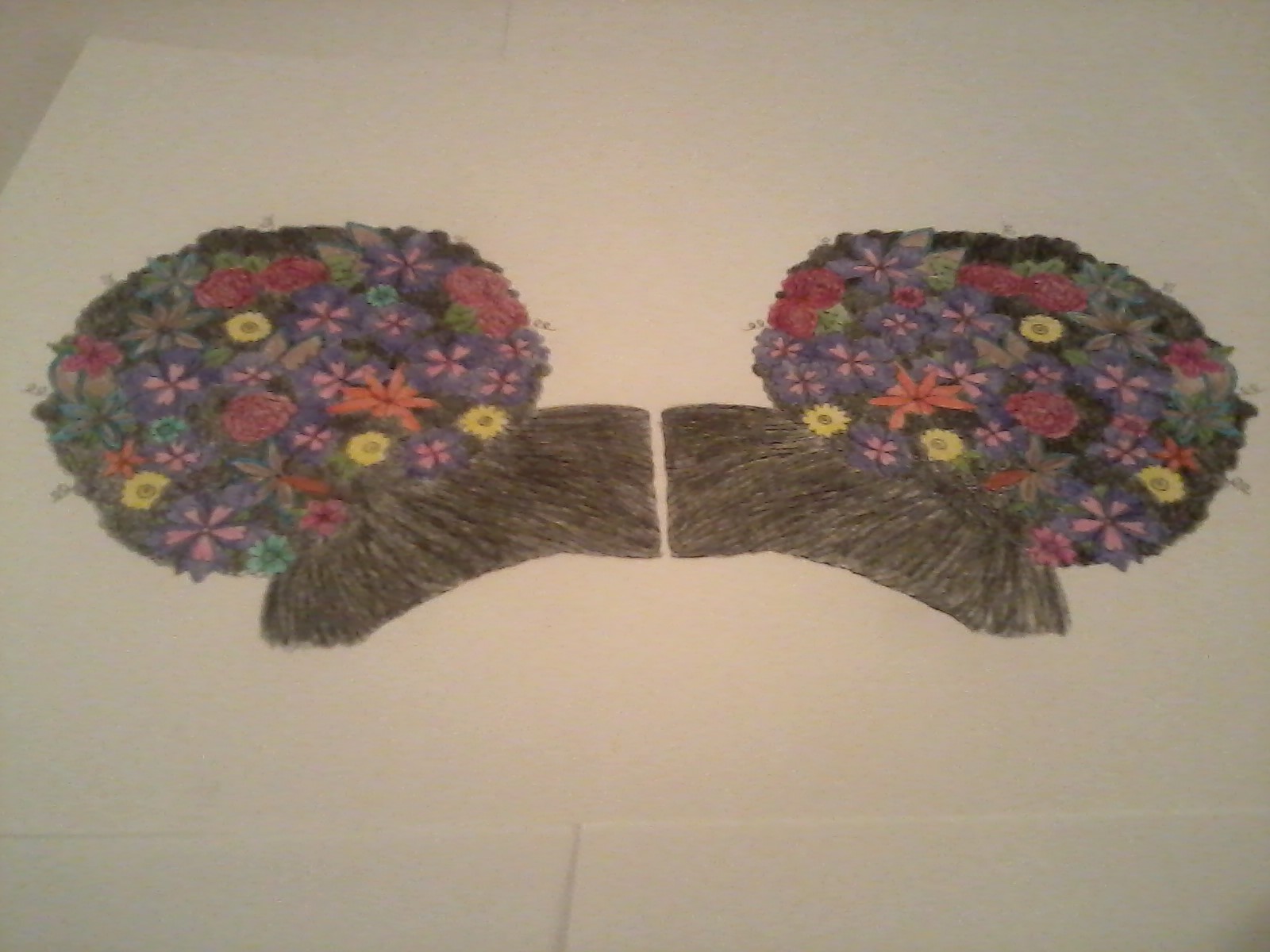 This Particular Page Was One Of My Favorites I LOVE The Flowers And Leaves Swirls In Pigtail Buns Soooo Cute