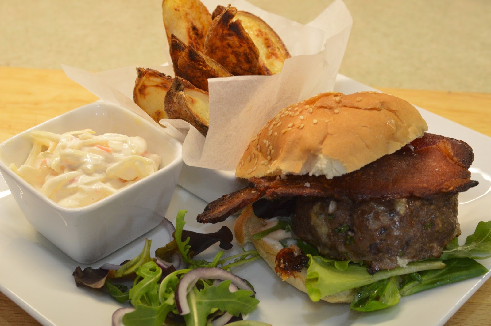 Kitchen Delights Easy Food Recipe Stilton Beef Burgers