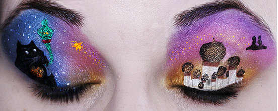 Fashion and Art Trend Amazing Landscape Eyelids Painting by Katie Alves