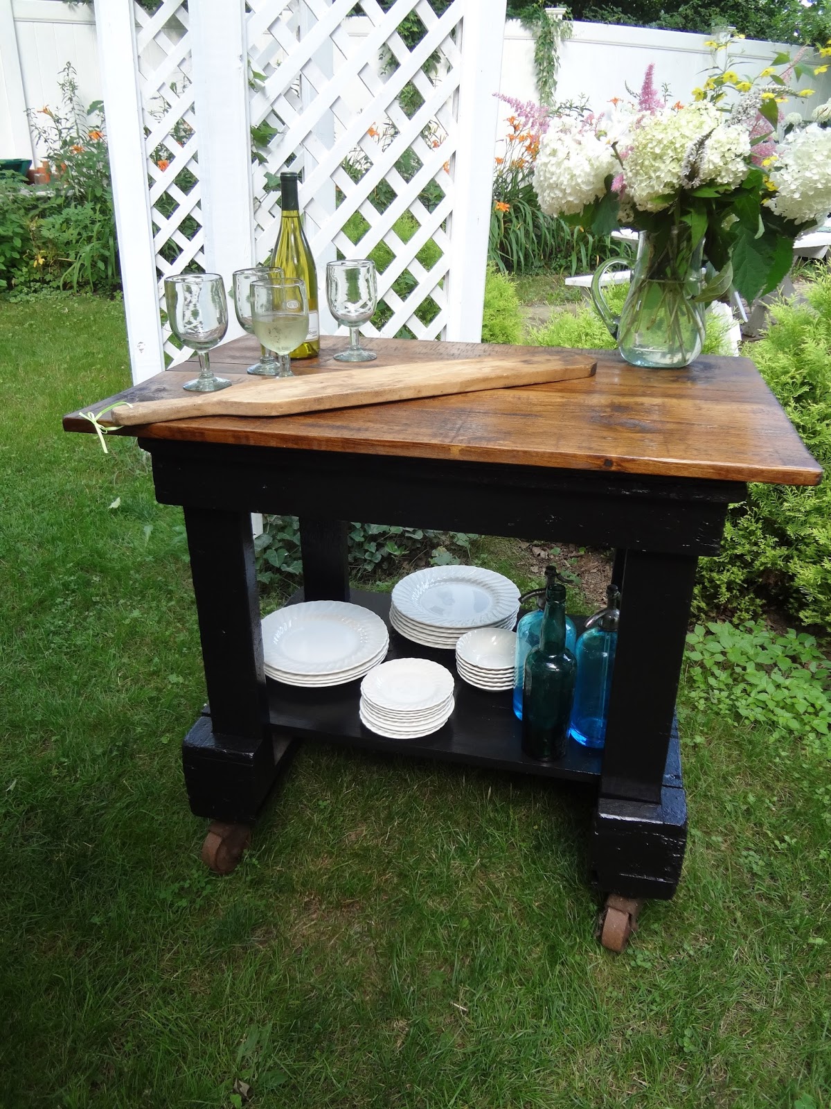 Heir and Space: An Industrial Kitchen Island