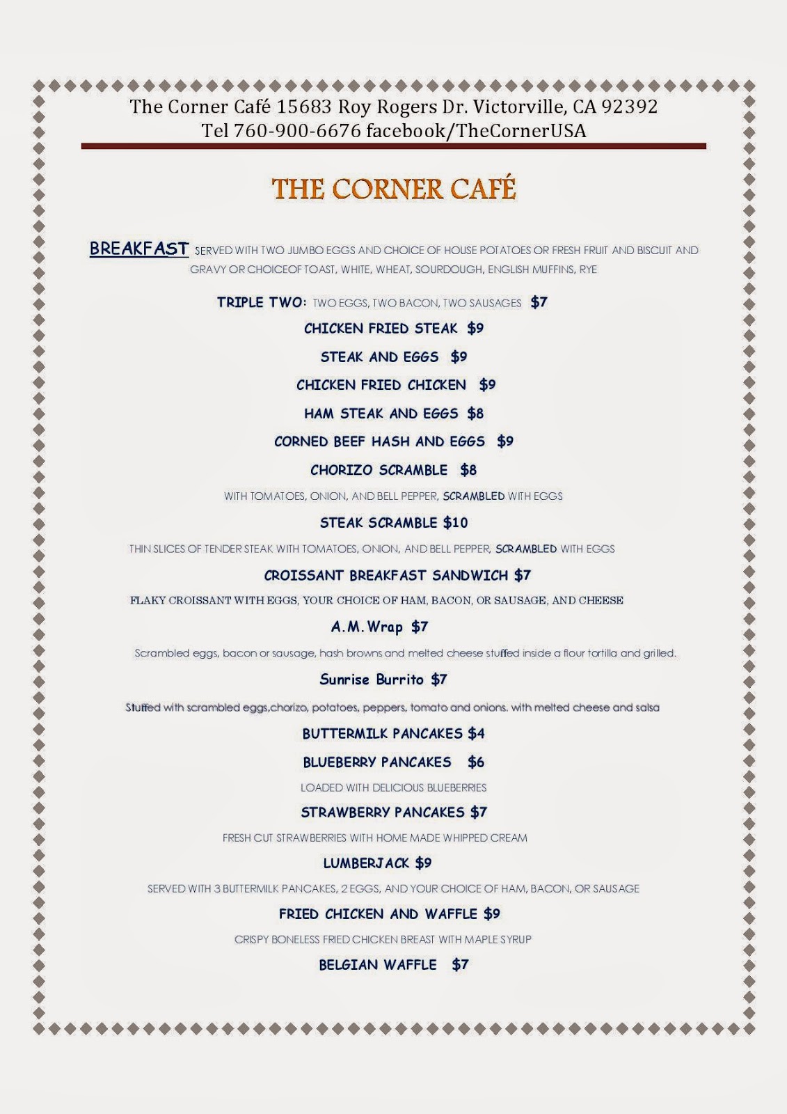 The Corner Cafe